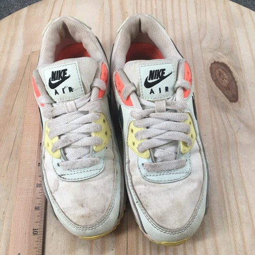 Nike Shoes Women 5 Air Max 90 Running Sneakers CV8819-101 White Multicolor - Picture 7 of 15