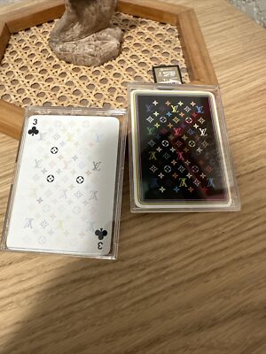 Louis Vuitton LV Murakami Monogram Playing Card 3 Clubs And  display picture 2