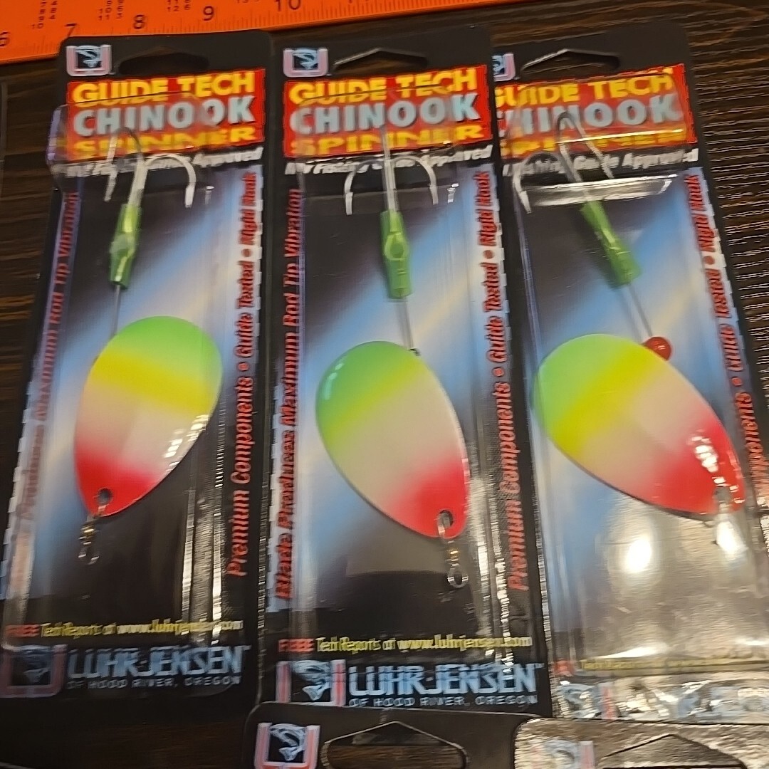 9 LUHR-JENSEN CHINOOK SPINNERS BAITS Guide Tech Size 5 2143-005-XXXX - Image 3