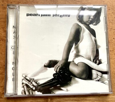 JEREMY by PEARL JAM 1992 RARE OOP CD SINGLE FOOTSTEPS YELLOW