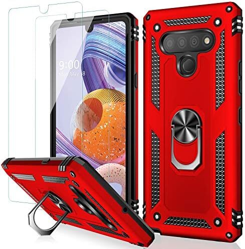 Compatible with LG Stylo 6 Case with Screen Protector,Military Grade Heavy Duty