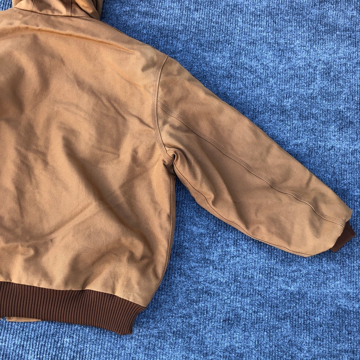 VTG Carhartt J140 BRN Mens XXL Duck Insulated Jacket Active Jac