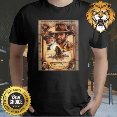 GILDAN INDIANA JONES AND THE LAST CRUSADE T SHIRT S-3XL Q1433