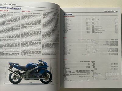 1994-2004 Ninja ZX-7R & ZX-PR Motorcycle HAYNES Service Repair