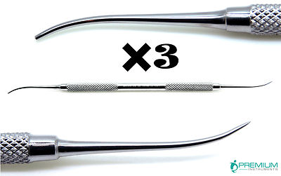 3× Dental Pk Thomas 2 Restorative Wax Modelling Carver Premium Instruments