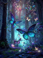 5D Diamond Painting Kits for Adults Diamond Art Butterfly Diamond Painting - Dia