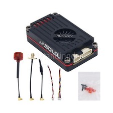 RUSHFPV MAX SOLO 2.5W FPV Transmitter Analog FPV VTX + MMCX Antenna for Drones