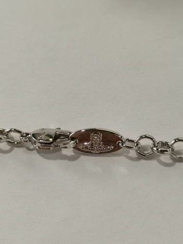 Collana Vivienne Westwood piccola sfera ciondolo argento rosa 4,5 cm autentica GIAPPONE - Foto 9 di 10