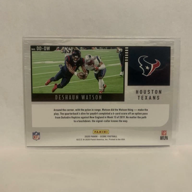 DD-DW Deshaun Watson Deep Dive Houston Texans 2020 Score Football Card LV - Image 2 of 2