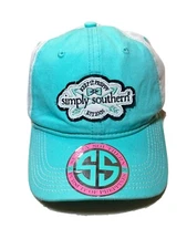 Women’s Simply Southern Green Adjustable Hat Cap Embroidered “Keep It Preppy”