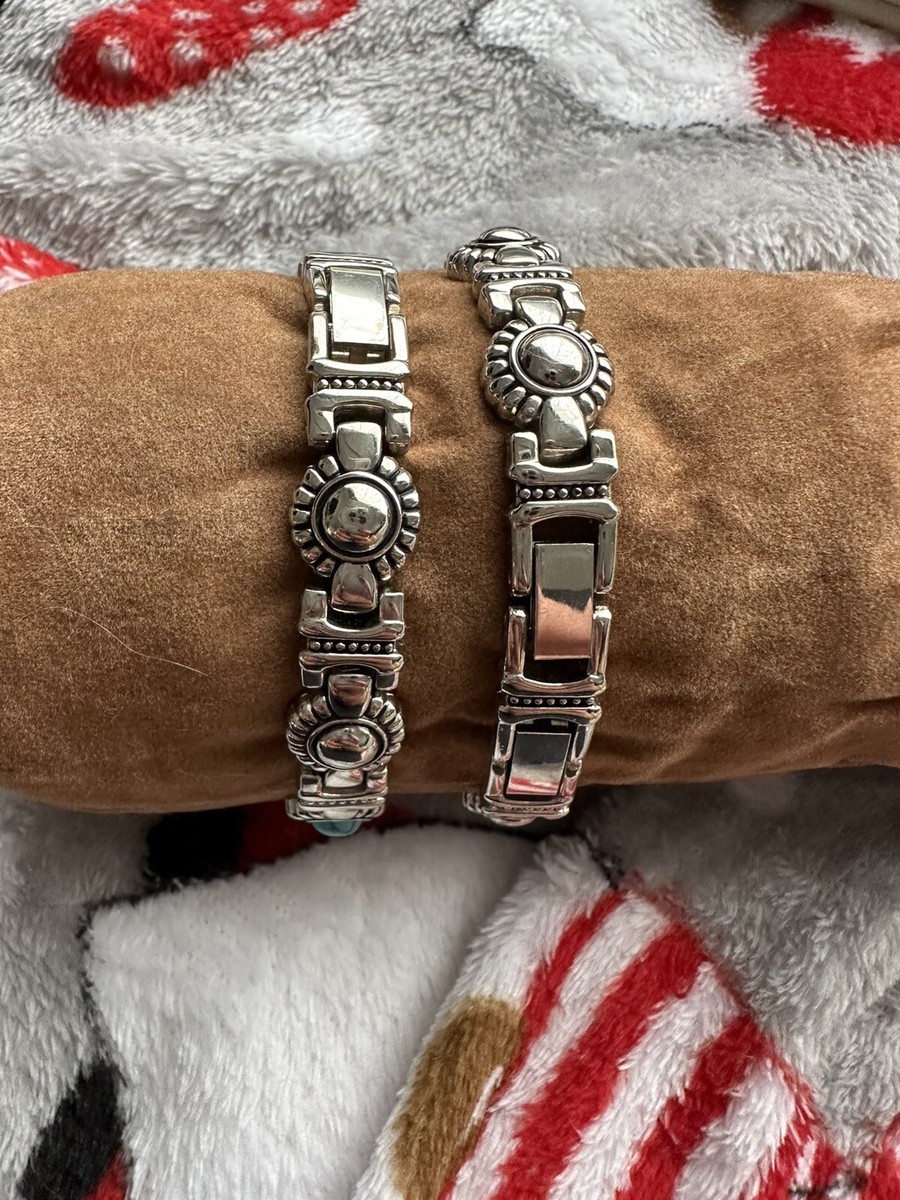 VINTAGE NO BOUNDARIES WATCH BAND SET QUARTZ JAPAN STAINLESS  display picture 2