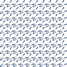 100 pcs. 2" Inch Spring Metal Clamps wholesale Bulk - Blue