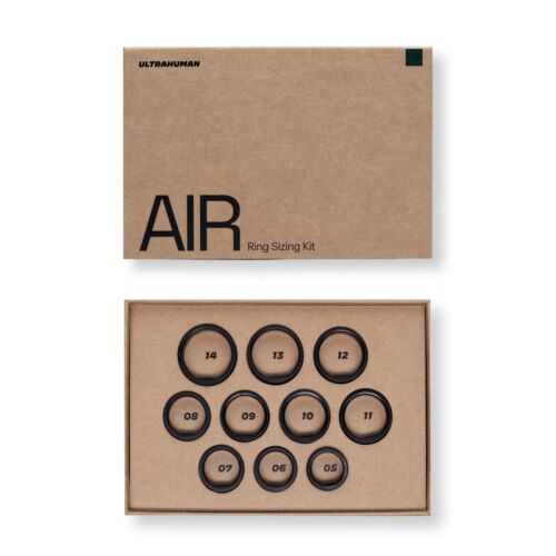 ULTRAHUMAN Ring AIR-Smart Ring Health Tracker, Size First Sizing Kit,Sleep,,,,