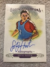 2018 Goodwin Champions SOPHIA HUERTA #2 AUTOGRAPH Team USA  Soccer