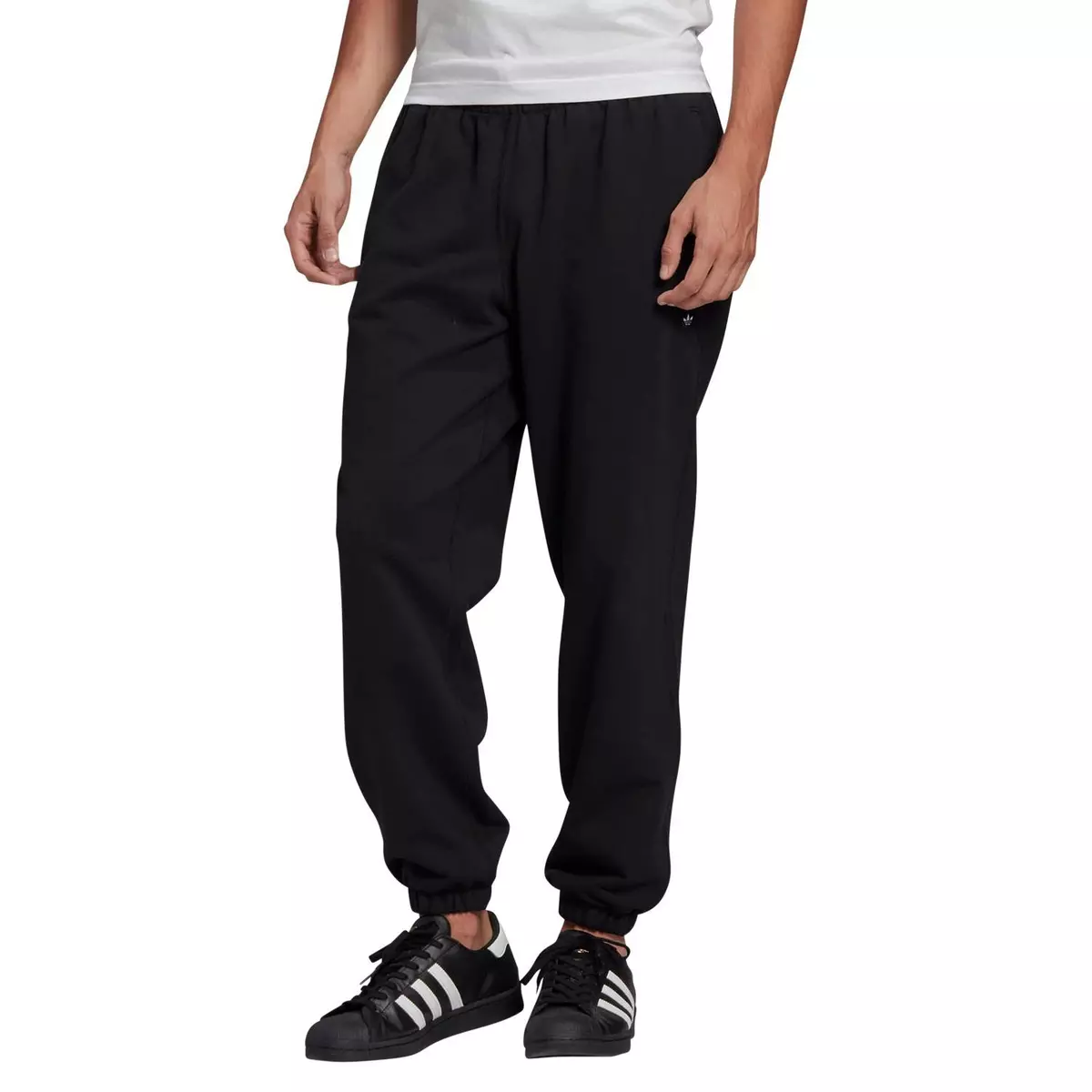 Adidas originals jersey joggers hotsell grey