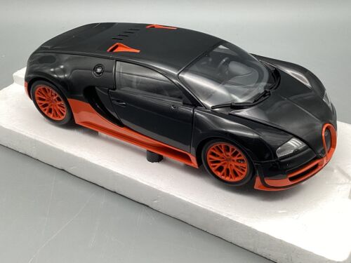 Modellautos 1:18 Minichamps Bugatti Veyron Super Sport 2011 Carbon/Orange in OVP - Bild 8 von 12