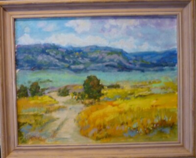 oil painting new landscape original impressionism P.Hamilton11 x14 canvas