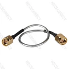 20cm SMA Male to SMA Male .086" RG405 Semi-Rigid Coaxial Cable Signal Pigtail