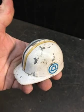 1960s Vntg Bell Systems Telephone Pole Lineman Hard Hat Metal Bottle Opener AT&T