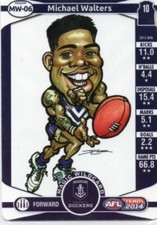 2014 Teamcoach Magic Wildcard MW-06 Michael Walters Fremantle