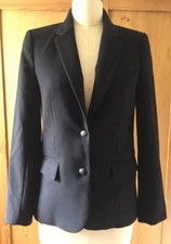 J. Crew Heavy Weight Academy/Equestrian Style Blazer in Black Size 2