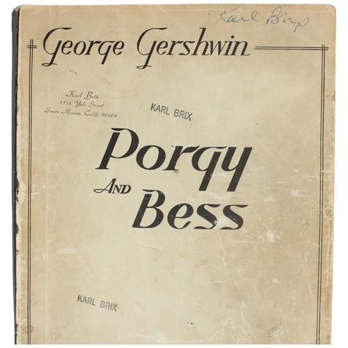 George Gershwin - Porgy and Bess partitura original 1935 1ª edición partituras escasas - Imagen 10 de 11