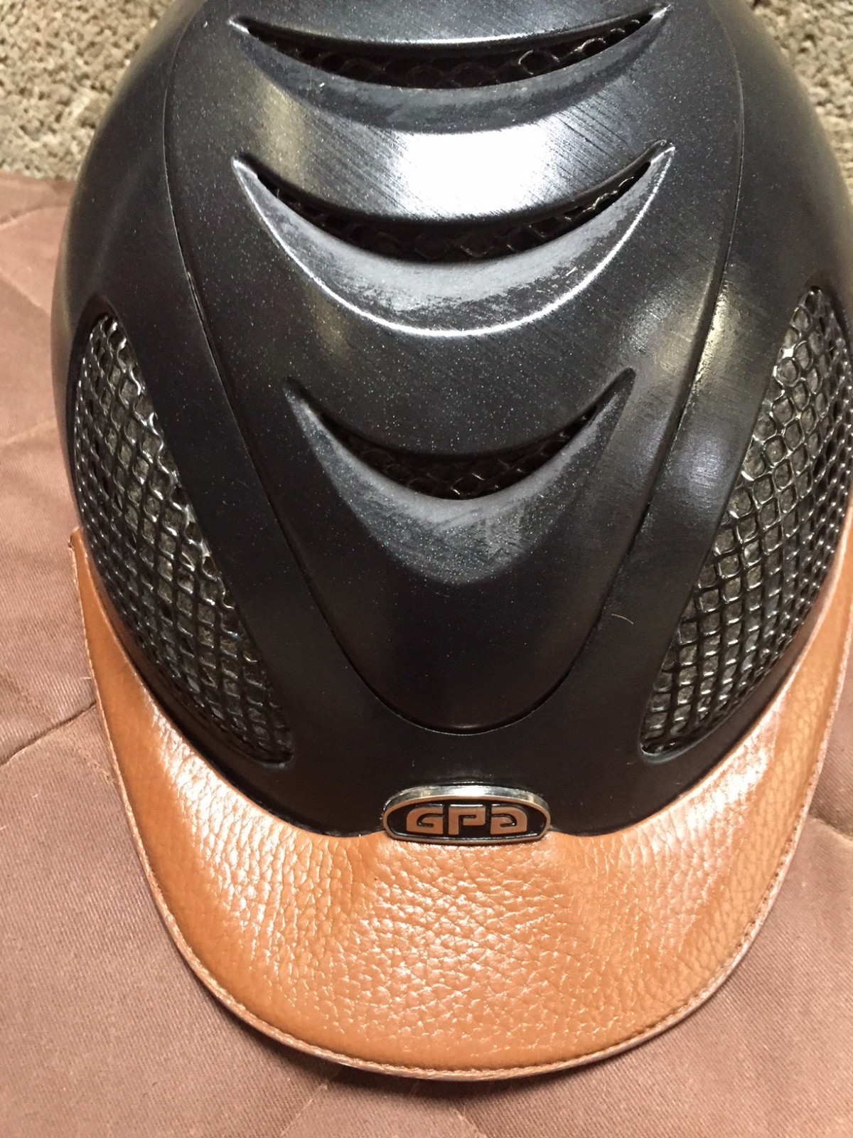 Casque Speed 2x Leather Camel Air Gpa Ppkjtc2415 Riding Helmets