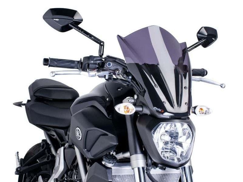 Puig New Generation Touring Screen Smoke For Yamaha Mt-07 (14-17) Dark 7016000000707 - Image 4
