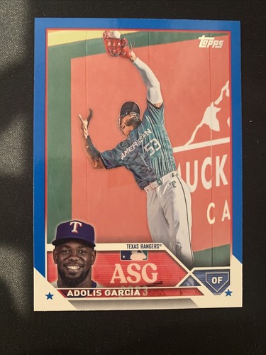 2023 Topps Update Adolis Garcia All-Star Game Insert Blue Parallel card #ASG-22 - 第 1/1 張圖片