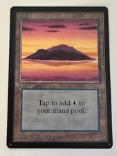 Magic the Gathering MTG Island v.2 (Gold) Beta NM (Beta Bob)