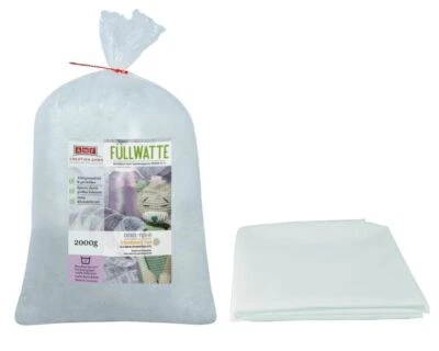 AMF CREATION GMBH AMF Life zertifizierte Füllwatte, waschbar 95 Grad, bauschige Polyesterfasern