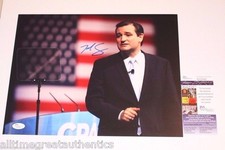 TEXAS SENATOR GOP TED CRUZ CAMPAIGN FOR PRESIDENT SIGNED 11X14 PHOTO B JSA COA