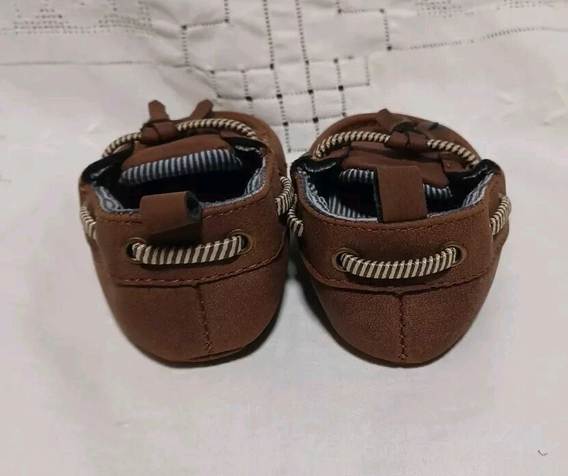 Goldbug Bebé Niño Marrón Mocasines 3-6 Meses Mocasín Zapatillas Lindos Zapatos Borla  Foto 3 de 4