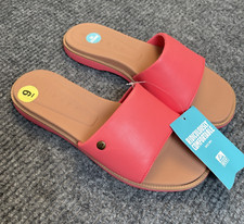 Reef Cushion Comfort Sunny Slide Women Size 9 Flat Coral Pink CJ6693 NEW