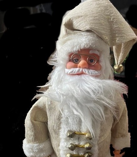 Ex-display 2x Christmas Santa Dolls 45cm High Xmas Father Christmas Dolls 2 pack - Picture 8 of 10