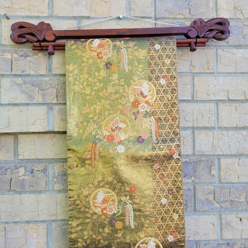 Vintage Japanese Obi/ Japanese obi for women/Vintage Obi Japan/Obi Sash/ Kimono - Picture 6 of 8