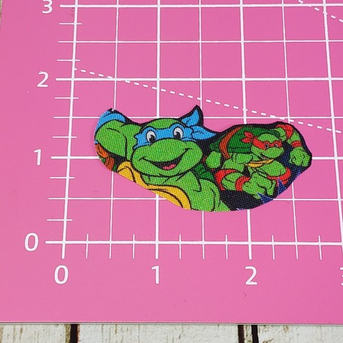 Parches de aplique de hierro de tela de tortuga ninja para niños, chaqueta Michellange - Imagen 6 de 15