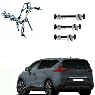 FAHRRADTRÄGER HINTEN 3 SCHIENEN FÜR RENAULT ESPACE BJ 2016 3 FAHRRÄDER HERREN DAMEN MB