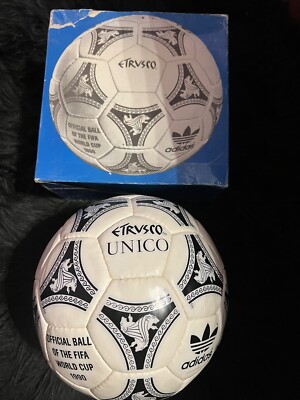  ETRUSCO 90年イタリアW杯ビンテージ　マラドーナ Adidas Etrusco Unico 1990 Ball#5 World Cup Made In France New with