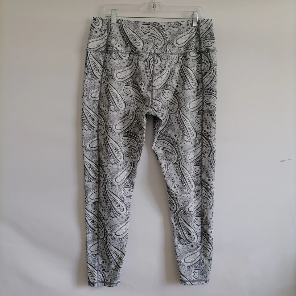 Legging Vera Bradley para mujer blanco tiro alto estampado cachemir Y2K talla 2XL Foto 4 de 4