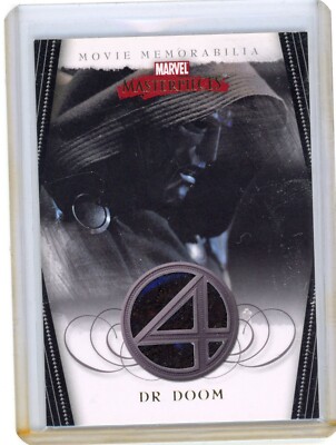 DR DOOM 2008 UD MARVEL MASTERPIECES FANTASTIC FOUR (DARK PATCH) WARDROBE COSTUME