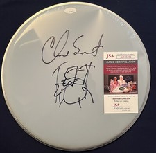Chad Smith Signed Autographed 12” Drum Head Red Hot Chili Peppers COA JSA
