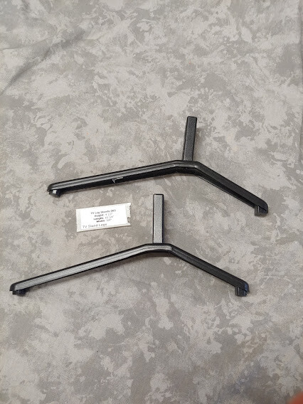 TV Leg stands 003 Height: 4 1/2" Length: 10 1/4" Width: 3/4" (TV Stand Legs)