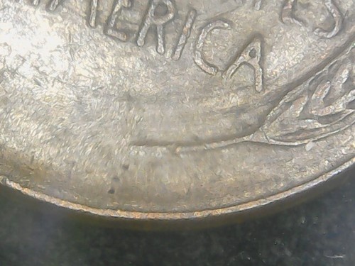 1955 Lincoln Cent Crack Reverse Die Clash Reverse - Picture 5 of 12