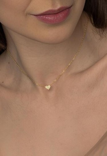 Beautiful Heart Pendant Necklace 925 Sterling Silver/Gold Women Girls Jewellery - Picture 8 of 10