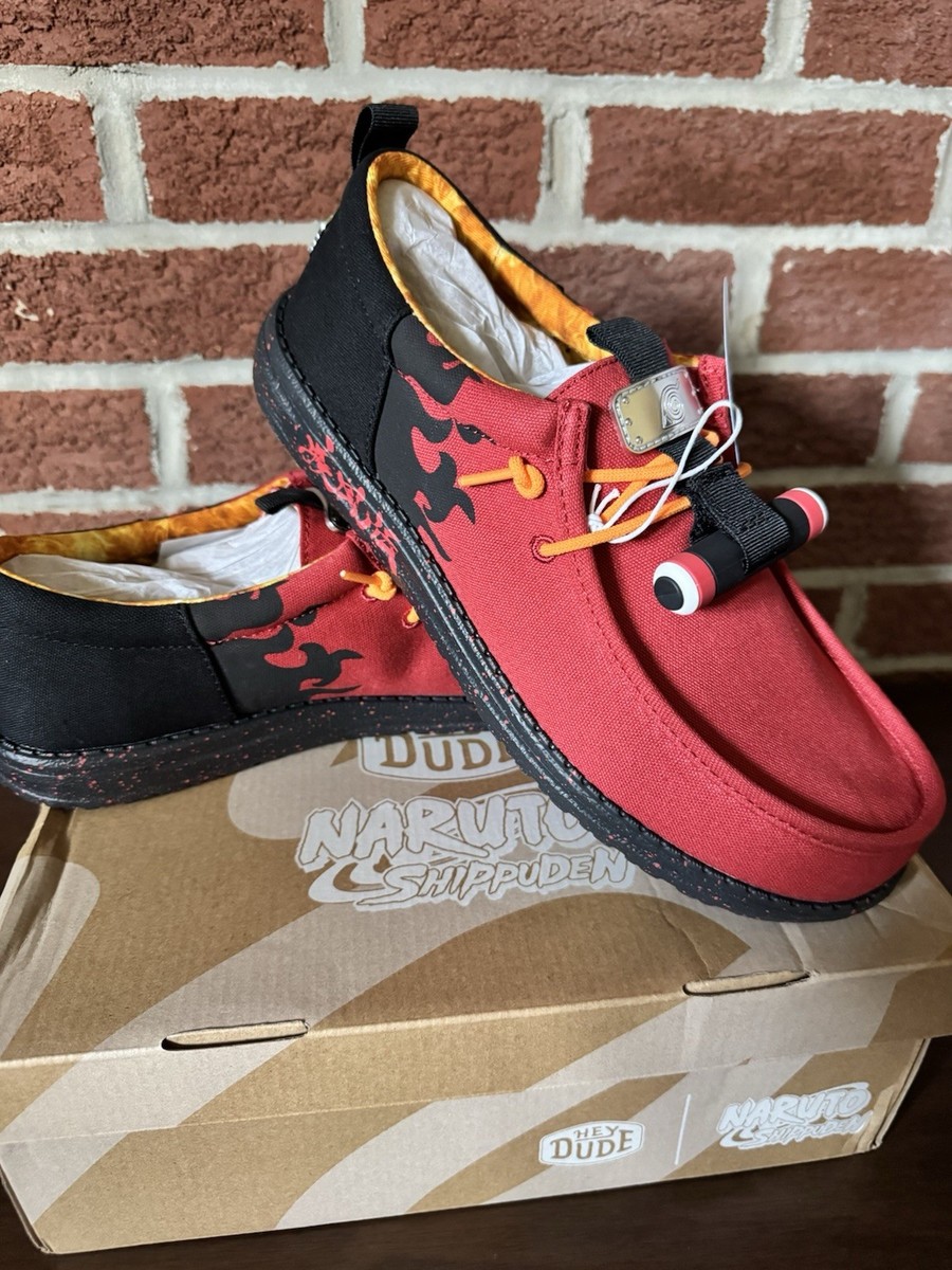 Hey Dude x Naruto Sage Mode Wally Funk Limited Time Collab Mens
