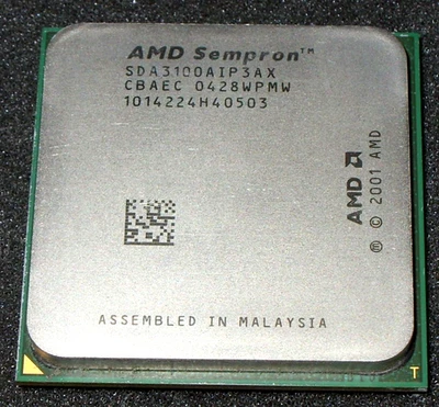 PROCESADOR AMD SEMPRON 3100+ 1,8 GHZ, SDA3100AIP3AX, SOCKET 754, VENDEDOR DE EE. UU. Foto 1 de 2