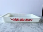 Vintage Pyrex Friendship Red Bird Baking Dish Lasagna Pan #933 9” X 13” X 2”