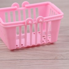 Dollhouse Miniature Shopping Basket Pretend Play Toys furniture,
