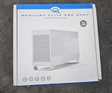 OWC Mercury Elite Pro Dual with 2tb external HDD with power adapter *Tested*